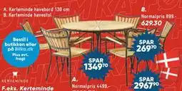Bilka Kerteminde havestol., DKK 629.3 tilbud