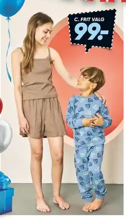 Bilka Natsæt eller pyjamas, DKK 99 tilbud