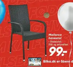 Bilka Mallorca havestol, DKK 99 tilbud