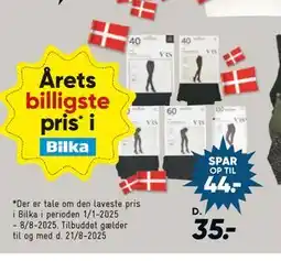 Bilka Strømpebukser, DKK 35 tilbud