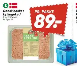 Bilka Dansk hakket kyllingekød, DKK 89 tilbud