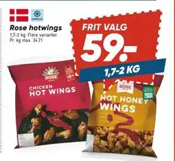 Bilka Rose hotwings, DKK 59 tilbud