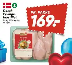 Bilka Dansk kyllingebrystfilet, DKK 169 tilbud