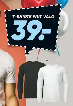 Bilka T-shirt med lange ærmer, DKK 39 tilbud