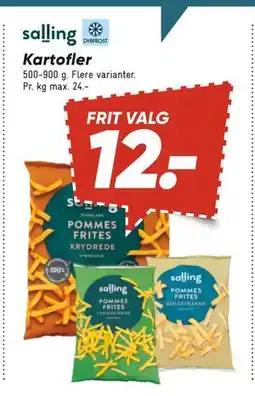Bilka Kartofler, DKK 12 tilbud