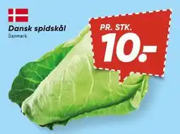 Bilka Dansk spidskål, DKK 10 tilbud