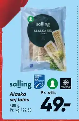 Bilka Alaska sej loins, DKK 49 tilbud