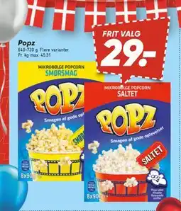 Bilka Popz, DKK 29 tilbud
