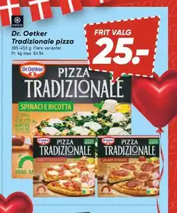 Dr. Oetker Tradizionale pizza, DKK 25