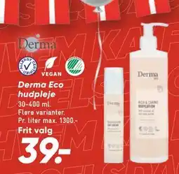 Bilka Derma Eco hudpleje, DKK 39 tilbud