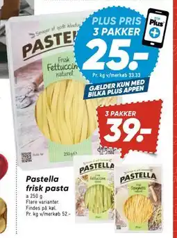 Bilka Pastella frisk pasta, DKK 39, App-pris tilbud