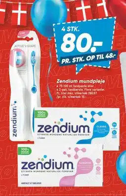 Bilka Zendium mundpleje, DKK 80 tilbud