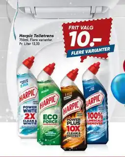 Bilka Harpic Toiletrens, DKK 10 tilbud