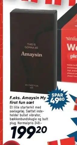 Bilka Amaysin My first fun sæt, DKK 199.2 tilbud