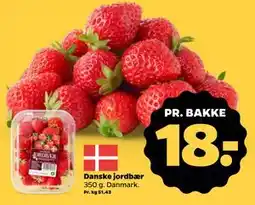 Netto Danske jordbær, DKK 18 tilbud