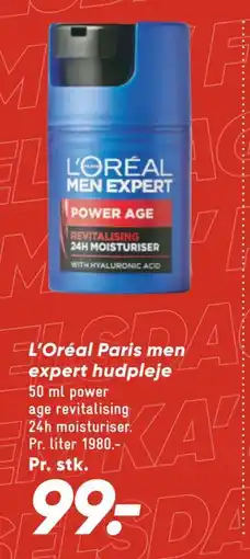 Bilka L’Oréal Paris men expert hudpleje, DKK 99 tilbud