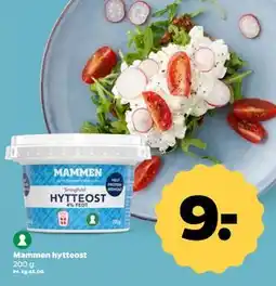 Netto Mammen hytteost, DKK 9 tilbud