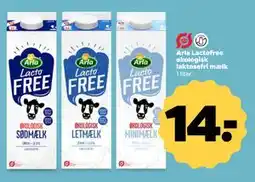 Netto Arla Lactofree økologisk laktosefri mælk, DKK 14 tilbud