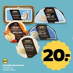 Netto Castello dessertost, DKK 20 tilbud