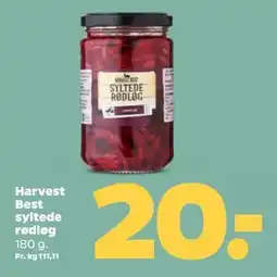 Netto Harvest Best syltede rødløg, DKK 20 tilbud