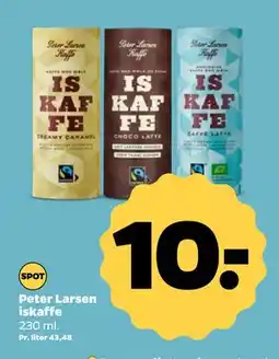 Netto Peter Larsen iskaffe, DKK 10 tilbud