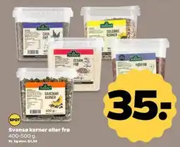 Netto Svansø kerner eller frø, DKK 35 tilbud