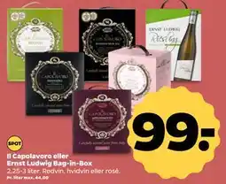 Netto Il Capolavoro eller Ernst Ludwig Bag-in-Box, DKK 99 tilbud