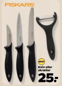 Netto Kniv eller skræller, DKK 25 tilbud