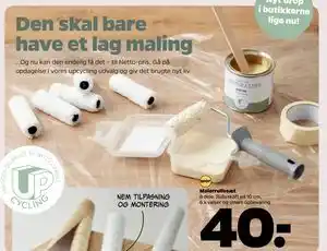 Netto Malerrullesæt, DKK 40 tilbud