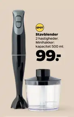 Netto Stavblender, DKK 99 tilbud