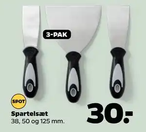 Netto Spartelsæt, DKK 30 tilbud