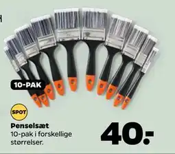 Netto Penselsæt, DKK 40 tilbud