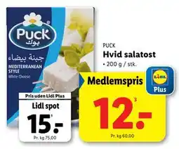 Lidl Hvid salatost, DKK 15, App-pris tilbud