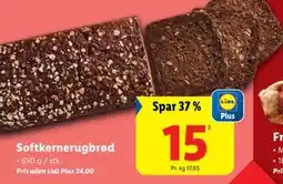 Lidl Softkernerugbrød, DKK 24, App-pris tilbud
