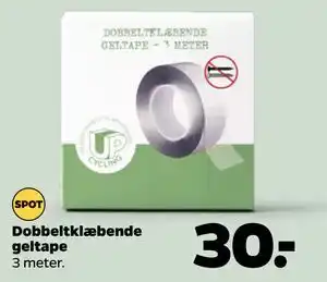 Netto Dobbeltklæbende geltape, DKK 30 tilbud