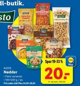 Lidl Nødder, App-pris tilbud
