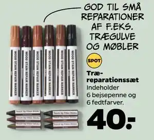 Netto Træreparationssæt, DKK 40 tilbud