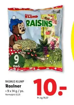 Lidl Rosiner, DKK 10 tilbud