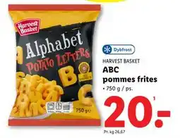 Lidl ABC pommes frites, DKK 20 tilbud