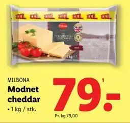 Lidl Modnet cheddar, DKK 79 tilbud