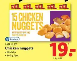 Lidl Chicken nuggets, DKK 19 tilbud