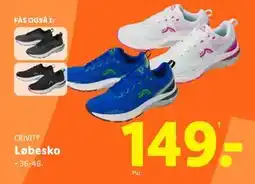 Lidl Løbesko, DKK 149 tilbud