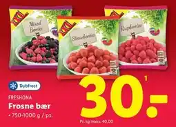 Lidl Frosne bær, DKK 30 tilbud