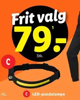 Lidl LED-pandelampe, DKK 79 tilbud