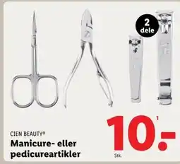 Lidl Manicure- eller pedicureartikler, DKK 10 tilbud