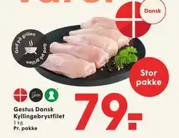 SPAR Gestus Dansk Kyllingebrystfilet, DKK 79 tilbud