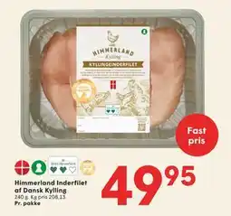 SPAR Himmerland Inderfilet af Dansk Kylling, DKK 49.95 tilbud