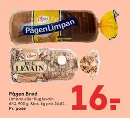 SPAR Pågen Brød, DKK 16 tilbud