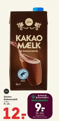 SPAR Gestus Kakaomælk, DKK 12, App-pris tilbud