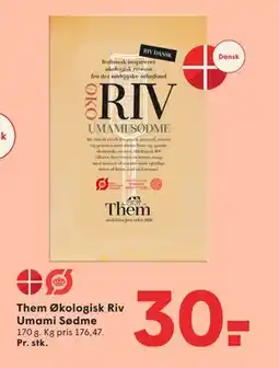 SPAR Them Økologisk Riv Umami Sødme, DKK 30 tilbud
